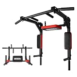 ONETWOFIT Barra de dominadas, estación de inmersión para Entrenamiento de Gimnasio en el hogar, Equipo de Entrenamiento de Torre de Potencia, Soporte de inmersión para 199,6 kg