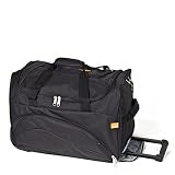 Gabol - Week | Bolso con Ruedas de Viaje Pequeño de Tela de 50 x 33 x 25 cm con Capacidad para 41 L de Color Negro