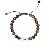 brazaletes Mujer Pulseras para Mujer El estrés de la Pulsera Yoga Pulsera de Cuentas Pulsera Elástica Pulsera Mancuernas Pulsera Tiger Eye