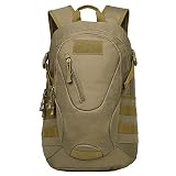 Vanaheimr Mochila Táctica Militar Mochila de Asalto Molle Mochilas de Senderismo Unisex para Excursionismo, Montañismo, Camping, Trekking (Caqui)