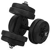 DAUERHAFT Mejora de la Resistencia Muscular con Mancuernas Ajustables con Mancuernas para Principiantes