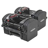 Powerblock Pro Exp - Juego de mancuernas recargables, 2,27 - 22,68 kg