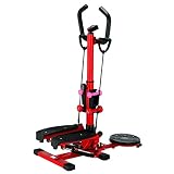 Máquinas de step Stepper Home Stepper Artefacto De Adelgazamiento Femenino Máquina De Moda para Pies Pequeños Máquina De Escalada De Stovepipe Equipo De Ejercicios para Perder Peso (Color : Red)