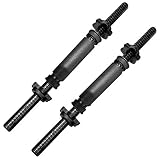 2 Piezas de Barras de Pesas Accesorios de Levantamiento de Pesas,35cm Barras de Mancuernas para Entrenamiento de Entrenamiento Deportivo de Gimnasio
