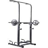 ZZZTWO Fitness Squat Barbell Rack, Dominadas y Jaula Sentadillas Entrenamiento, Multifuncional Soporte Ajustable Peso Máximo de 260kg HJHY