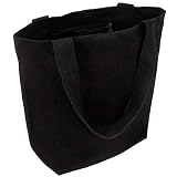 Cottonbagjoe - Bolsa de Transporte con Bolsillo Interior y Cremallera | Bolsa de algodón | Bolsa de Tela | Bolsa de Compra | Bolso con Gran Suelo |45 x 38 cm