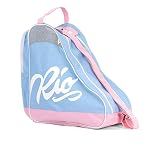 Rio Roller Script Skate Bag, Bolsa de tela y de playa Unisex Adulto, Multicolor (Blue/Pink), 24x15x45 cm (W x H x L)