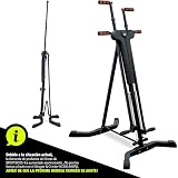 Sportstech Innovador Stepper & Escalador Vertical 2en1 - Ejercicio con Movimientos de Escalada, Plegable, VC300 con diseño Antideslizante - Ideal para Ejercicios con intervalos de Alta Intensidad