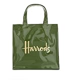 harrods Bolsa de la compra con logo pequeño verde.