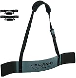 EMRAH Arm Blaster, Bicep Blaster, Aislador de Brazo y Bíceps, Levantamiento de Pesas, Arm Curl, Bicep Isolater Trainer, Accesorio para Gimnasio (Metal Grey)
