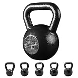 PROIRON Pesa Rusa de Hierro Fundido, Kettlebell 16kg para fisicoculturismo y Entrenamiento con Pesas