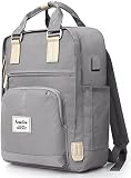 YAMTION Mochilas Niña Mochila Mujer Mochilas Escolares Chica Mochila Portátil 15,6' para Universidad,Mochila para PC con USB,Bolsa de Escuela para Hombres