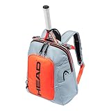 Head Kids Backpack Bolsa de Raqueta, Unisex, Gris y Naranja