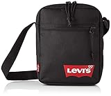 Levi's Mini Crossbody Solid (Red Batwing), Hombre, Talla Única, Negro (Regular Black), Talla única
