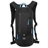 Local Lion 6L Mochilas de Hidratacion Ciclismo al Aire Libre de Unisex Multifuncional Impermeable de Poliester para Viaje Negro