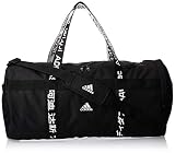 adidas 4athlts Duf M Bolsa Lona de Deporte, Unisex Adulto, Black/Black/White, NS