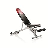 Bowflex - 4.1 Bench Banco de gimnasio para pesas, Adultos Unisex, Rojo, Negro, Gris, Talla Única