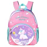 Niños Mochilas - Niños Niñas Bolsa para la Escuela Dibujos Animados Mochila Escuela Primaria Kindergarten Mochilas para 3-7 Años