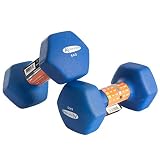 Grandma Shark Active Forever Mancuernas hexagonales (par), Mancuernas Antideslizantes Impermeables de Neopreno 2 × 1 kg 2 kg 3 kg 4 kg 6 kg 8 kg (2×6kg)