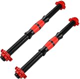 2 Piezas 40cm Barras de Mancuernas Manija de Barra con Mancuernas Duraderas Barras de Mancuernas Manija de Mancuernas para Entrenamiento de Entrenamiento Deportivo de Gimnasio