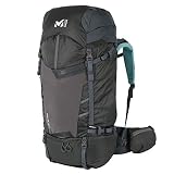 Millet - Ubic 50+10 W - Mochila para Mujer - Senderismo, Esquí de Travesía y Trekking - Volumen Extensible 50+10 L - Urban Chic/Aruba Blue (Verde/Turquesa)