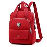JOSEKO Bolsos Mochila Bolso Bandolera Niña para Mujer de Nylon Impermeable, Estilo Deportivo Bolsa Mensajero al Hombro Bolsa de Viaje Bolsos Deportivos Mujer