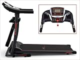 FIT-FORCE Cinta de Correr Plegable 1600W con masajeadora USB AUX y Dos Altavoces 1.5CV