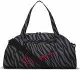 NIKE CW7205-010 W NK GYM CLUB - AOP Bolsa de deporte Mujer Negro/Negro/(Fireberry) MISC