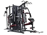 TECNOFIT Gimnasio Multiestación Home Gym ST 7200 Professional con 210 kg Paquete Pesos y Larry Scott
