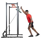 Sunny Health & Fitness SF-XFA004 - Accesorio Unisex para Racks y jaulas, Color Negro, Talla única