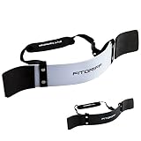 Fitgriff Arm Blaster, Bicep Blaster, Aislador de Brazo y Bíceps, Levantamiento de Pesas, Arm Curl, Bicep Isolater Trainer, Accesorio para Gimnasio (White)