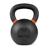 METIS Pesas Rusas Kettlebells de Hierro Nivel Pro - [4kg - 40kg] | Pesas Profesionales Duraderas – Musculación en Casa o en el Gimnasio | Entrenamiento Funcional | Material de Fitness (24 kg)
