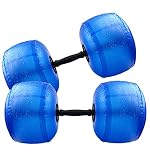 Juego de Mancuernas Ajustable 2 en 1, Mancuernas llenas de Agua de 20-40KG, con Barra de conexión Adicional, Barra con Pesas para Hombres y Mujeres, Pesas para Gimnasio en casa, 1 par (Azul-1 par)