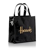harrods Small Logo Shopper Bag – Bolso de mano de PVC con forro de poliéster – Cierre bolso con botón magnético bolsillo interior con cremallera y bolsillo para móvil ID 1384863