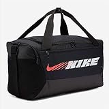 NIKE CU9476-010 NK BRSLA S DUFF-9.0 PX GFX SP2 Gym Bag womens black/black/(white) MISC