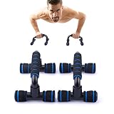 Push up Bars Stand, Soporte para Flexiones,Skid-Resistant Mango de Espuma,Bueno para Tu Entrenamiento Muscular,Gimnasio en casa Ejercicio Rutina de Ejercicio Formación