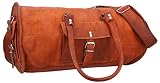 Gusti Cuero nature David Bolso de Viaje De Cuero Equipaje de Mano Deporte Vacaciones Vintage Retro Práctico R38b