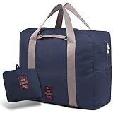 SPAHER Ligera Bolsas de Viaje Mujer Hombre Fin de Semana Plegable Ultraligera Equipaje de Mano Bolsa Maternidad Bolsa Hospital Duffle Bag 40L