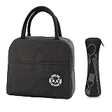 Bolsa térmica para el almuerzo, para mujeres, para el trabajo, bolsa de almuerzo, reutilizable, para niños, niñas, adultos, mujeres, hombres, bolsa refrigeradora impermeable