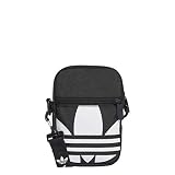 adidas L Trefoil Fest - Bolso bandolera para hombre, color negro
