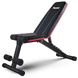PASYOU Banco de Pesas Ajustable Banco de Musculacion De múltiples Fines,7 in 1 Banco Abdominales Plegable,Capacidad de Peso:230KG