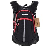 Lixada Mochila para Bicicleta 15L, Mochila pequeña Ligera Mochila de Senderismo Impermeable para Mujeres y Hombres Mochila Deportiva Mochila MTB Mochila de Esquí