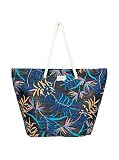 Roxy Sunseeker 30l - Bolsa De Playa De Paja Para Mujer Bolsa De Playa De Paja, Mujer, Anthracite Wild Leaves S, 1SZ