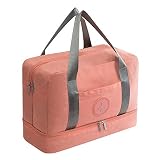 Húmedo y Seco de Separación Estanco Paquete Lavado Viaje Bolsa Neceser Maquillaje Bolsa Almacenamiento de Viaje Bolsa Impermeable Multifuncional Bolsa para Hombre y Mujer