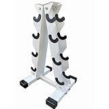 XDJ Estante con Mancuernas, Un Cuadro Almacenamiento De Pesas, Soporte Metal Acero, Entrenamiento En Casa, Soporte De Almacenamiento, Gimnasio Casero Cada Día De Entrenamiento, 4 Capas