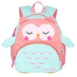 PROTAURI Mochilas para Niños - Niñas Bolsa para la Escuela Dibujos Animados Animales Mochila Infantil Viaje Mochila para Guardería Preescolar Primaria Viajar(2-6 años de Edad)