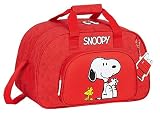 Safta Bolsa de Deporte de Snoopy, 400x230x240mm, rojo, M (M273)