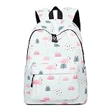 Acmebon Mochila Escolar Unisex y de Ocio Impermeable - Cartera Escolar para Niñas y Niños con Lindo Estampado Turquía