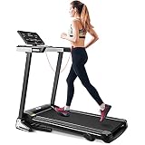 ONETWOFIT Cintas de Correr, Superficie de Carrera de 40 x 122 cm, Cinta de Correr Plegable con Motor de 2.0 HP, Velocidad hasta 8 KM/H, Ideal para el Hogar/Oficina OT158