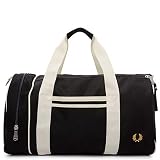 Fred Perry hombre barrel bolsas de deporte nero